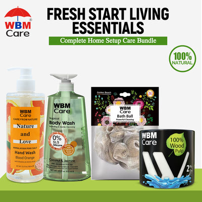 Fresh Start Living Essentials – Complete Home Setup Care Bundle | WBM Mart