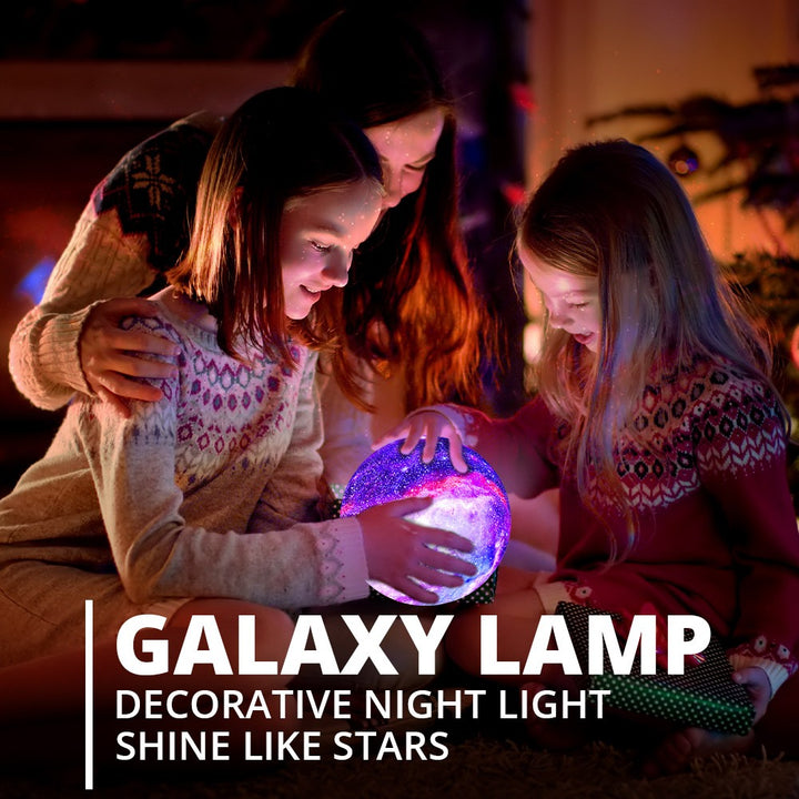 Galaxy Lamp, LED 3D Star Moon Light with Wood Stand | WBM Smart