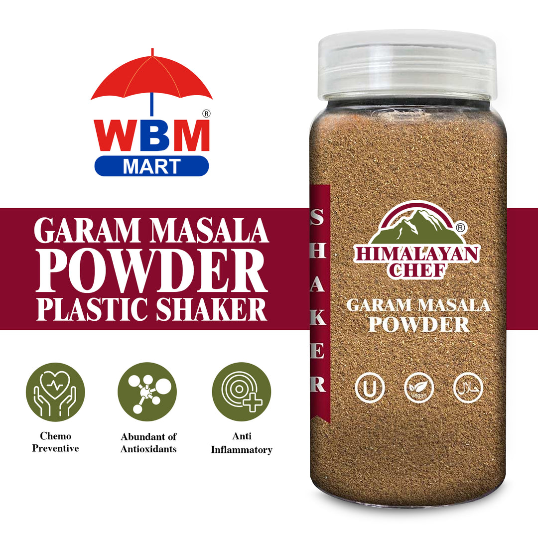 Garam Masala Powder Plastic Shaker - 0.33 lbs (150g) | Himalayan Chef