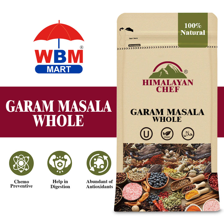 Garam Masala Whole - 0.22 lbs (100g) | Himalayan Chef