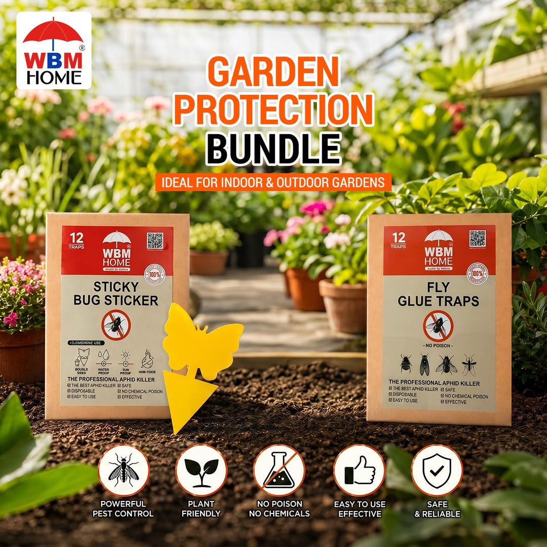 Garden Insect Control Bundle – Fly &amp; Sticky Trap Combo | WBM Mart