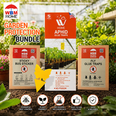 Garden Insect Control Bundle – Aphid, Fly & Sticky Trap Combo | WBM Mart
