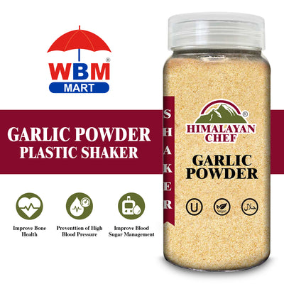 Garlic Powder Plastic Shaker - 0.4 lbs (180g) | Himalayan Chef