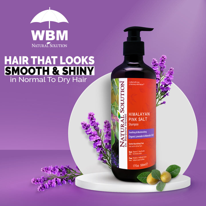 Soothing &amp; Moisturizing Shampoo with Organic Lavender &amp; Marula Oil - 500ml | Natural Solution
