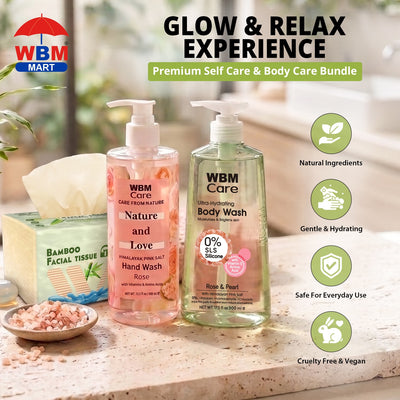 Glow & Relax Experience – Premium Self Care & Body Care Bundle | WBM MART