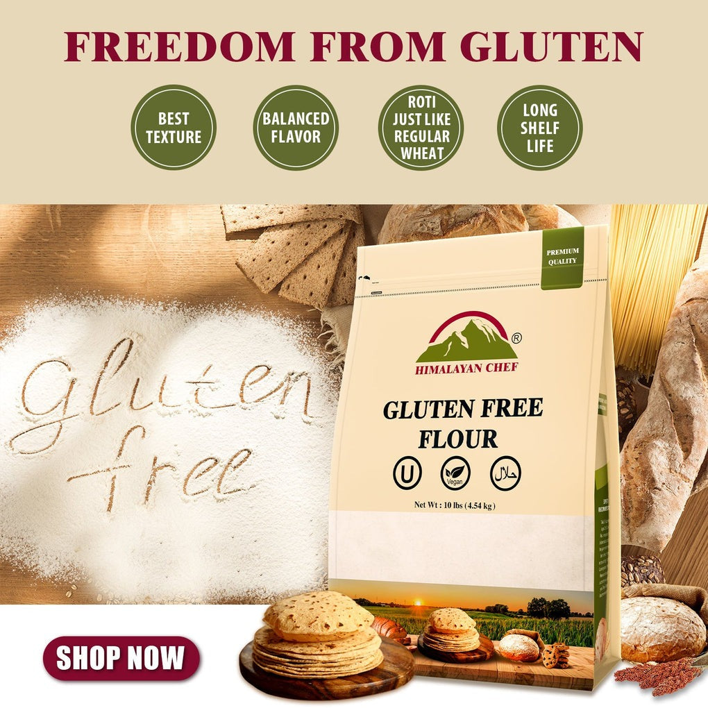 Gluten Free Flour (Atta) - 1.76 lbs (800g) | Himalayan Chef