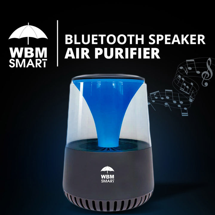 HEPA Air Purifier with Bluetooth Speaker (white) | WBM Smart