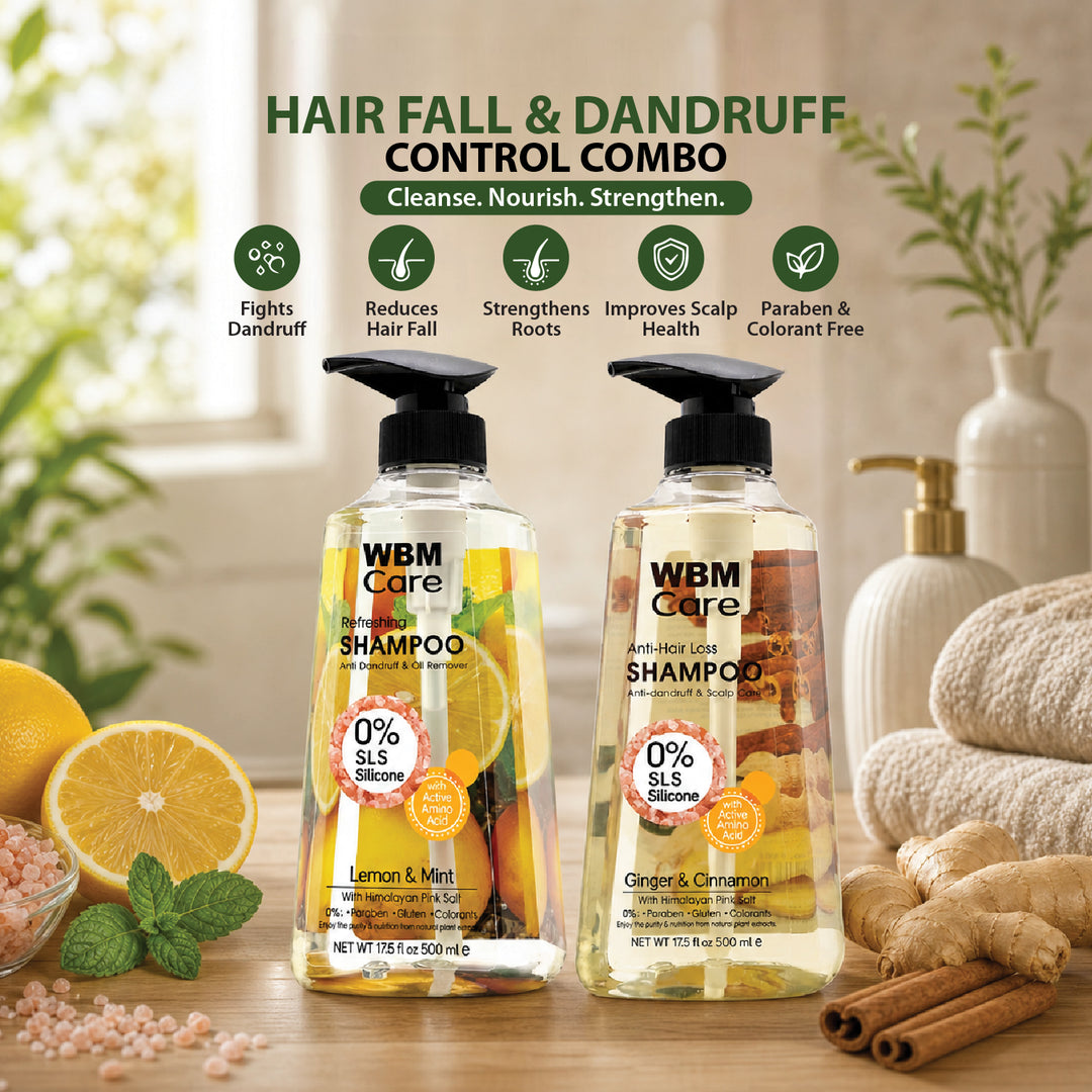 Hair Fall &amp; Dandruff Control Combo | WBM MART