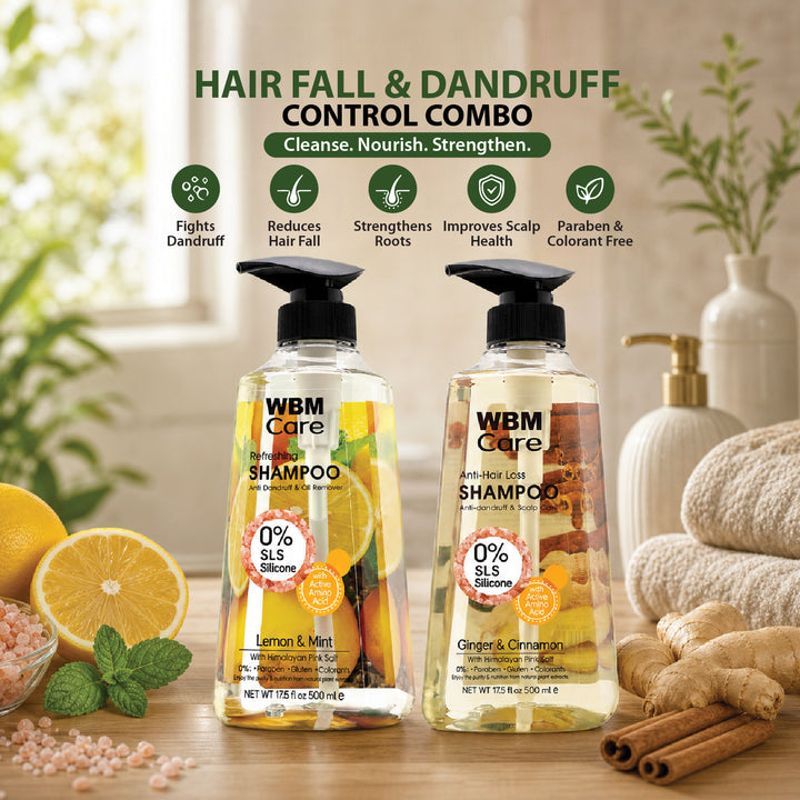 Hair Fall &amp; Dandruff Control Combo | WBM MART