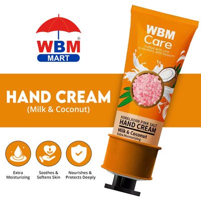 Hand Cream (Milk & Coconut)-30g | Wbm Care