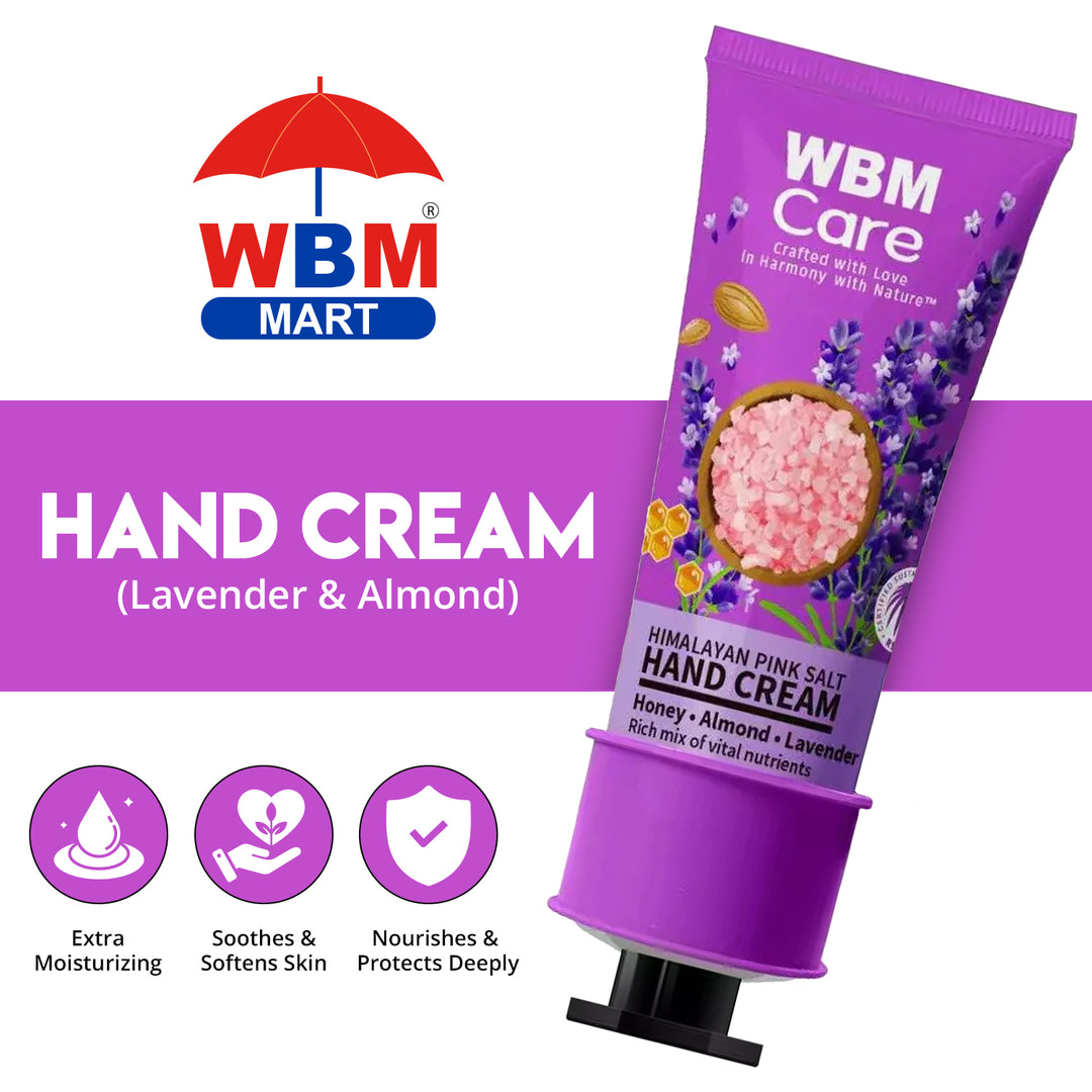 Hand Cream (Lavender &amp; Almond) - 30g | WBM Care