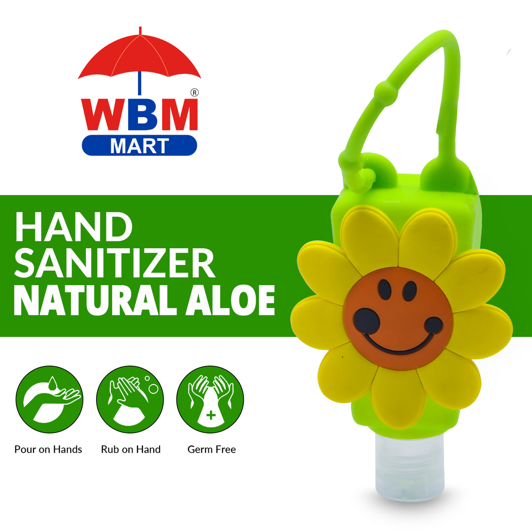 Hand Sanitizer Natural Aloe 30 ml | WBM Care