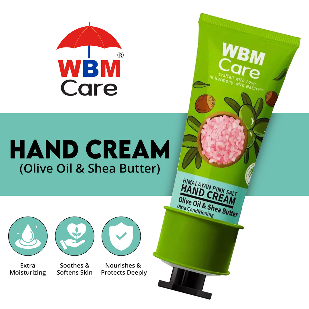 Hand Cream (Olive Oil &amp; Shea Butter) - 30g | WBM Care
