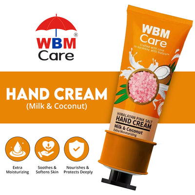 Hand Cream (Milk & Coconut)-30g | Wbm Care