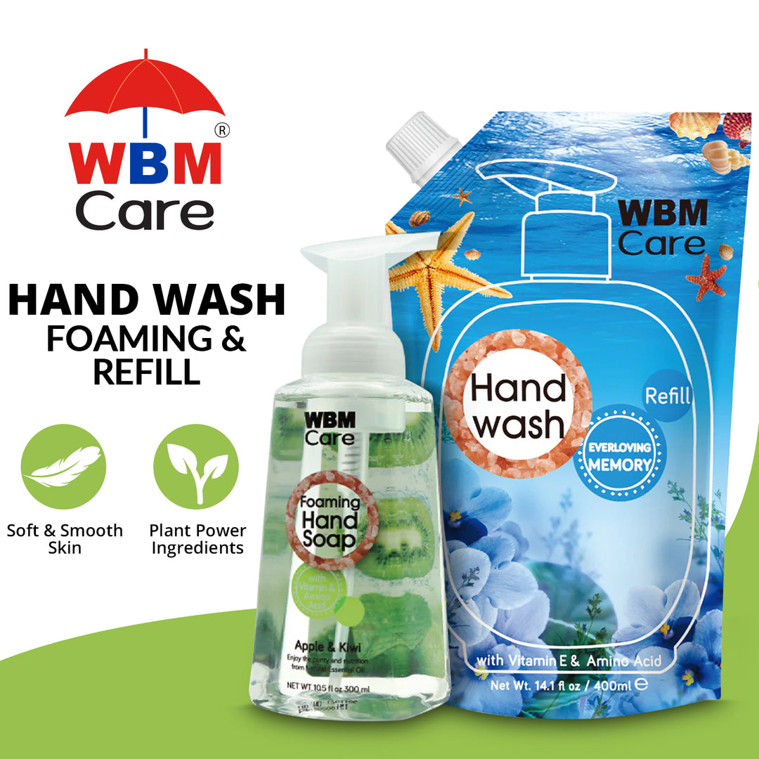 Everyday Hand Care with Foaming Hand Wash &amp; Refill | WBM Care
