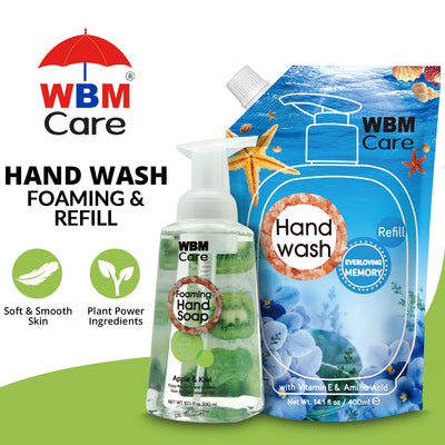 Everyday Hand Care with Foaming Hand Wash & Refill | WBM Care