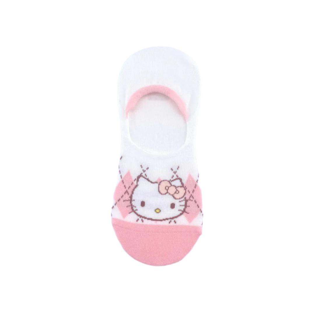 Hello Kitty Checkered No-Show Socks Low Cut Style | WBM MART