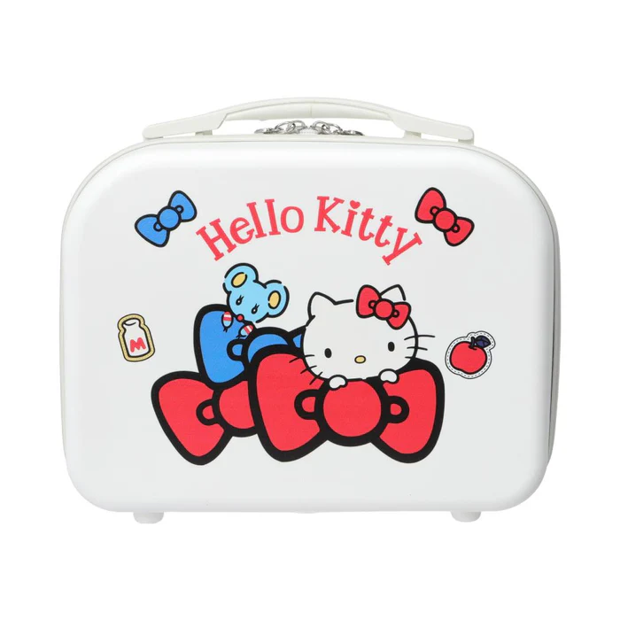 Hello Kitty Classic Series Tote Luggage – White Travel Carry Bag | WBM MART