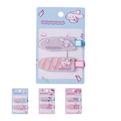 Hello Kitty Sweet Factory Hair Clips Set for Cute Styling 2 Pieces | WBM MART