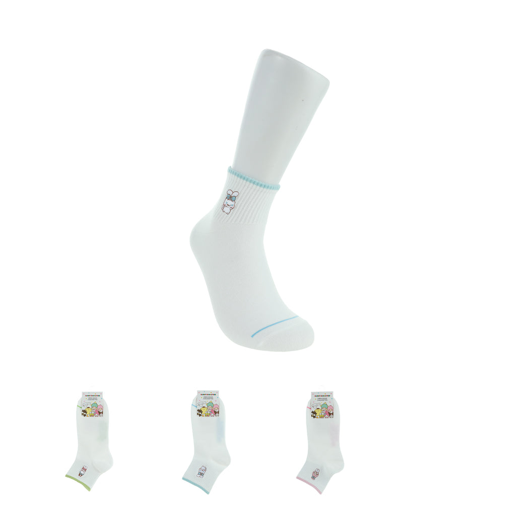 Hello Kitty and Friends Embroidered Women’s Ankle Socks 1 Pair | WBM MART