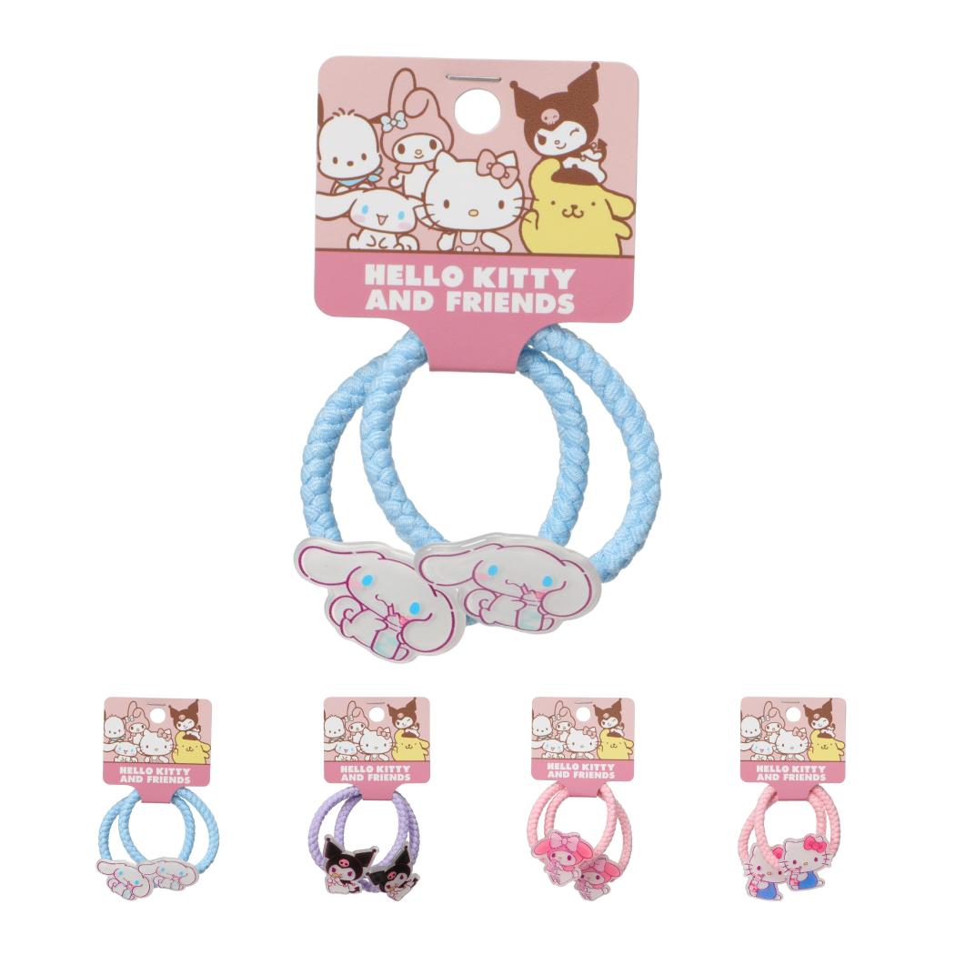 Hello Kitty &amp; Friends Sweet Factory Hair Ties Set 2 Piece | WBM MART