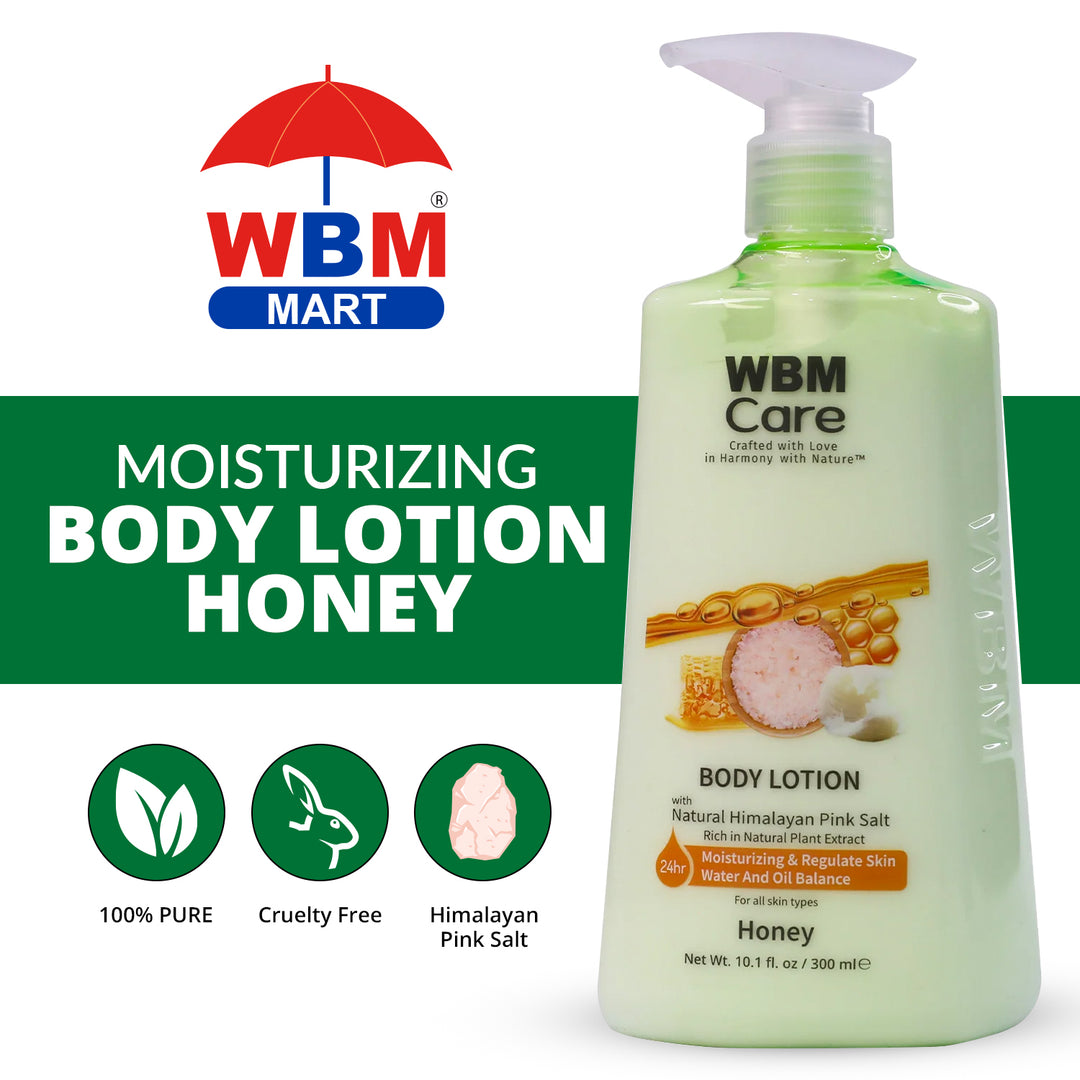 Moisturizing Body Lotion Honey - 300 ml | WBM Care