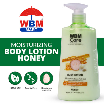 Moisturizing Body Lotion Honey - 300 ml | WBM Care