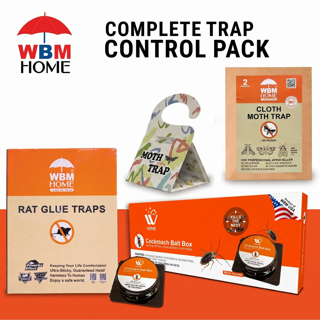 Cockroach &amp; Rat Trap Bundle – Complete Glue Trap Pest Control Kit | WBM Mart