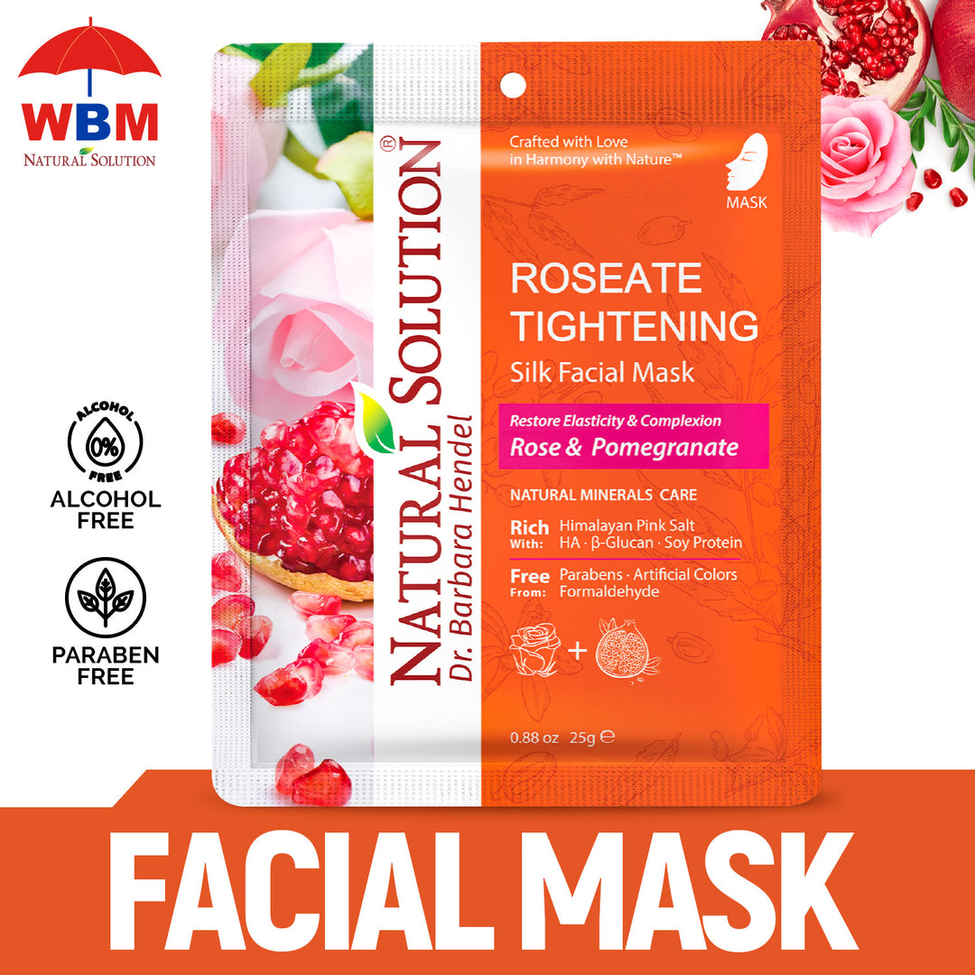 Facial Mask (Rose &amp; Pomegranate) - 25g | Natural Solution