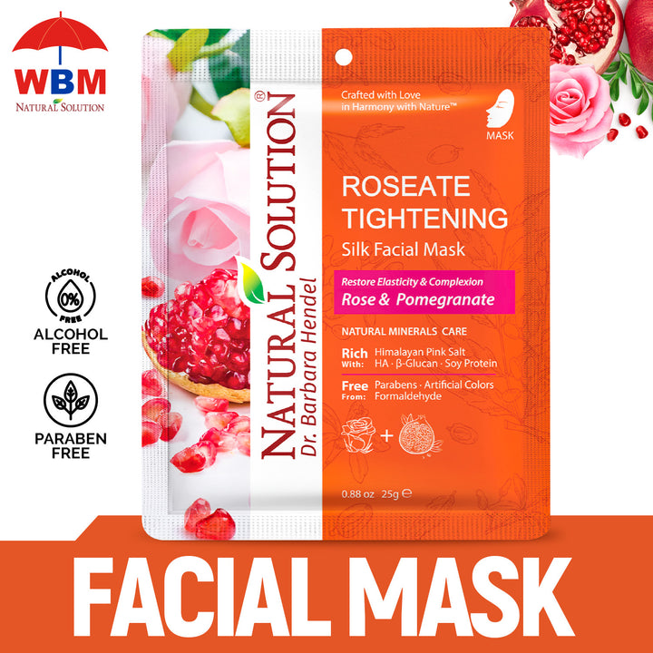 Facial Mask (Rose &amp; Pomegranate) - 25g | Natural Solution