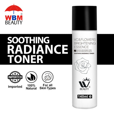 Soothing Radiance Facial Toner - 140ml | WBM Beauty