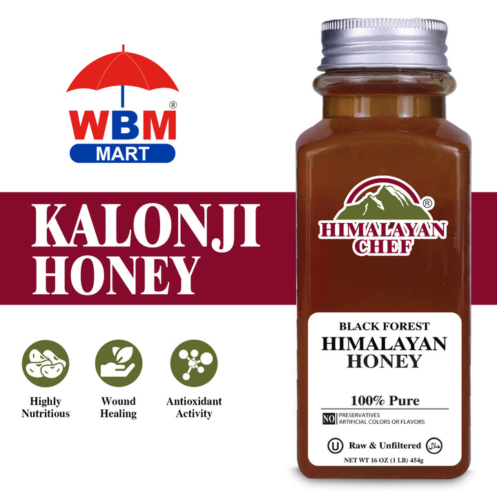 Kalonji Honey - 1 lbs (480g) | Himalayan Chef