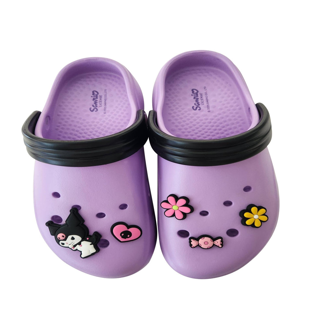Kuromi Floral Lightweight Slip-On Clogs Cute Footwear Size 39-40 | WBM MART