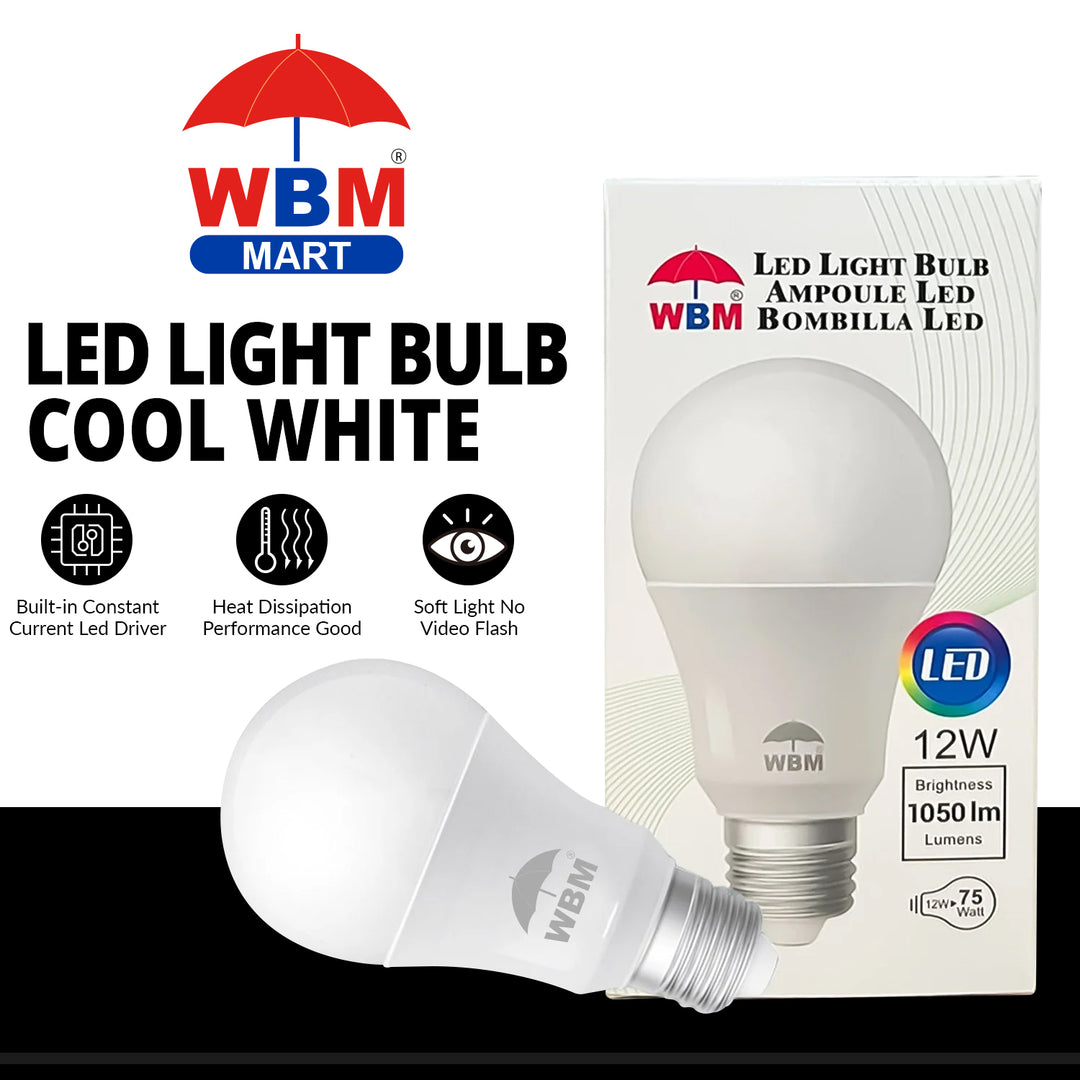 LED Light Bulb - Cool White (12W) | Himalayan Glow