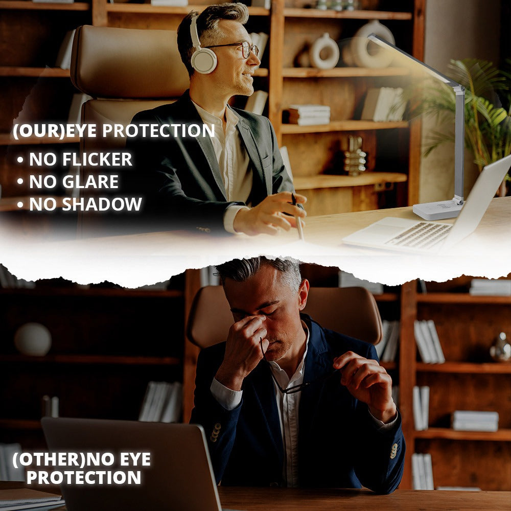 10 W Qi Wireless Fast Charger LED Desk Lamp | WBM Smart