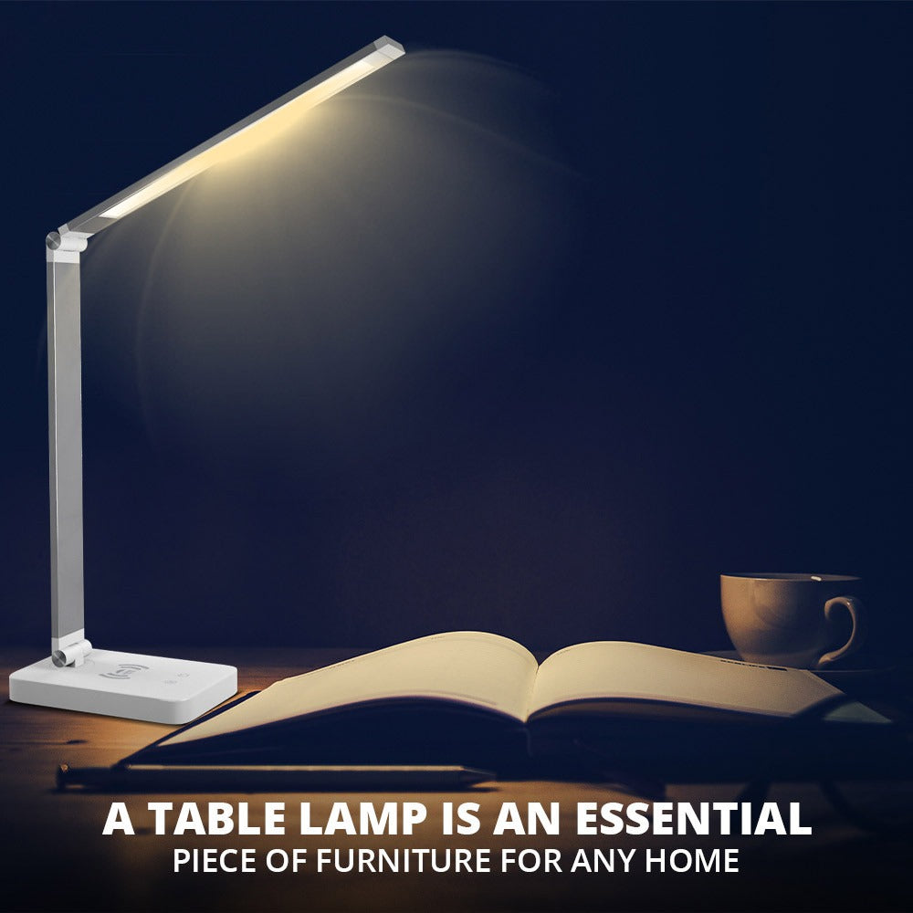 10 W Qi Wireless Fast Charger LED Desk Lamp | WBM Smart