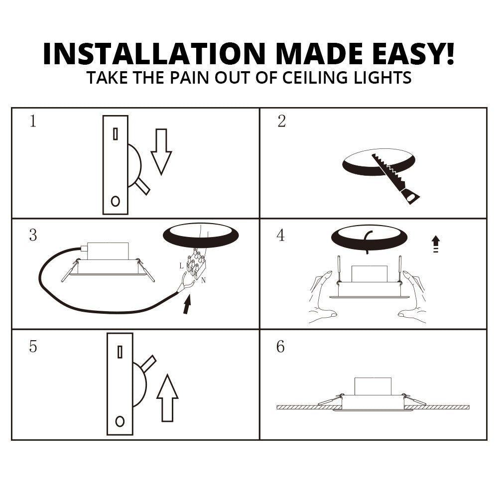 LED Down Light CE Type | WBM Smart