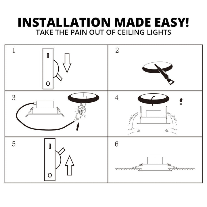 LED Down Light CE Type | WBM Smart