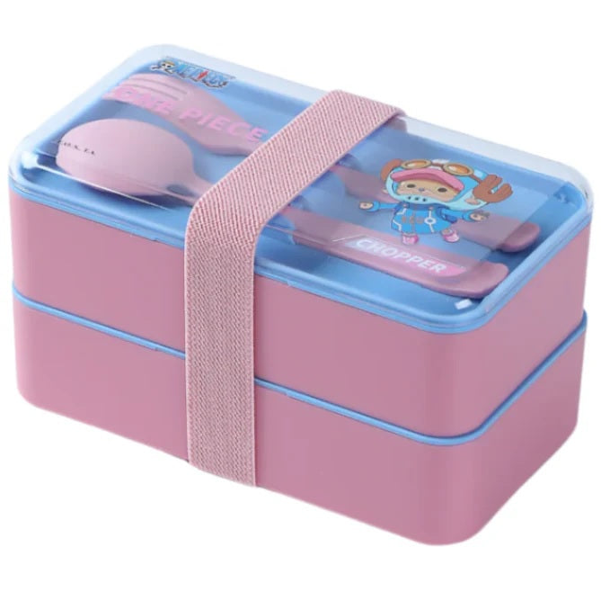 One Piece Collection Double-Layer Lunch Box 1000mL (Chopper) | WBM MART