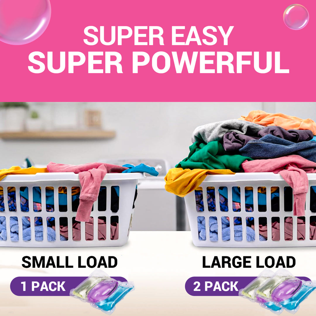 Laundry Pods (Lavender) Box - 32 Pcs | WBM Home