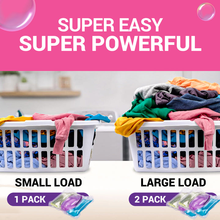 Laundry Pods (Lavender) Box - 32 Pcs | WBM Home