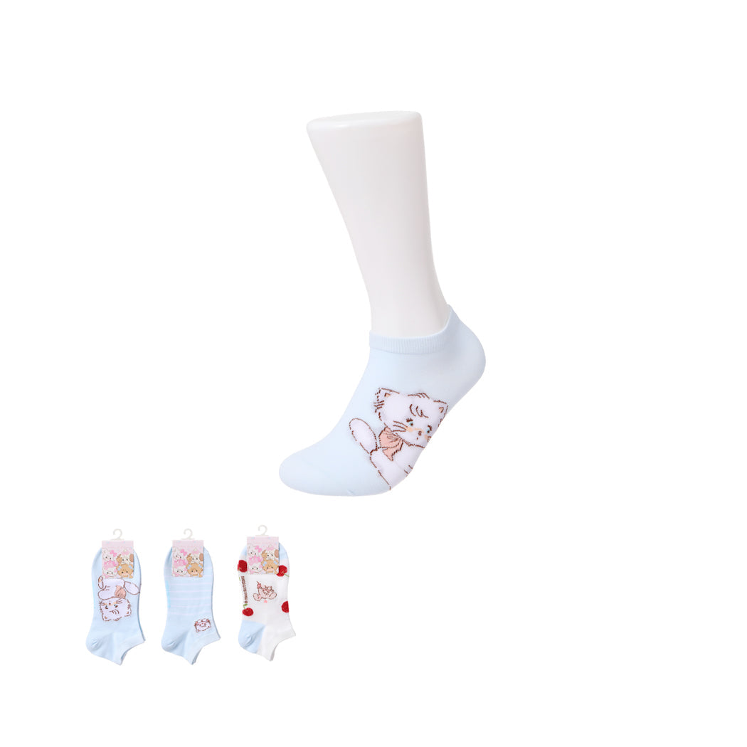 MIKKO Casual Ankle Socks Everyday Wear Blue | WBM MART
