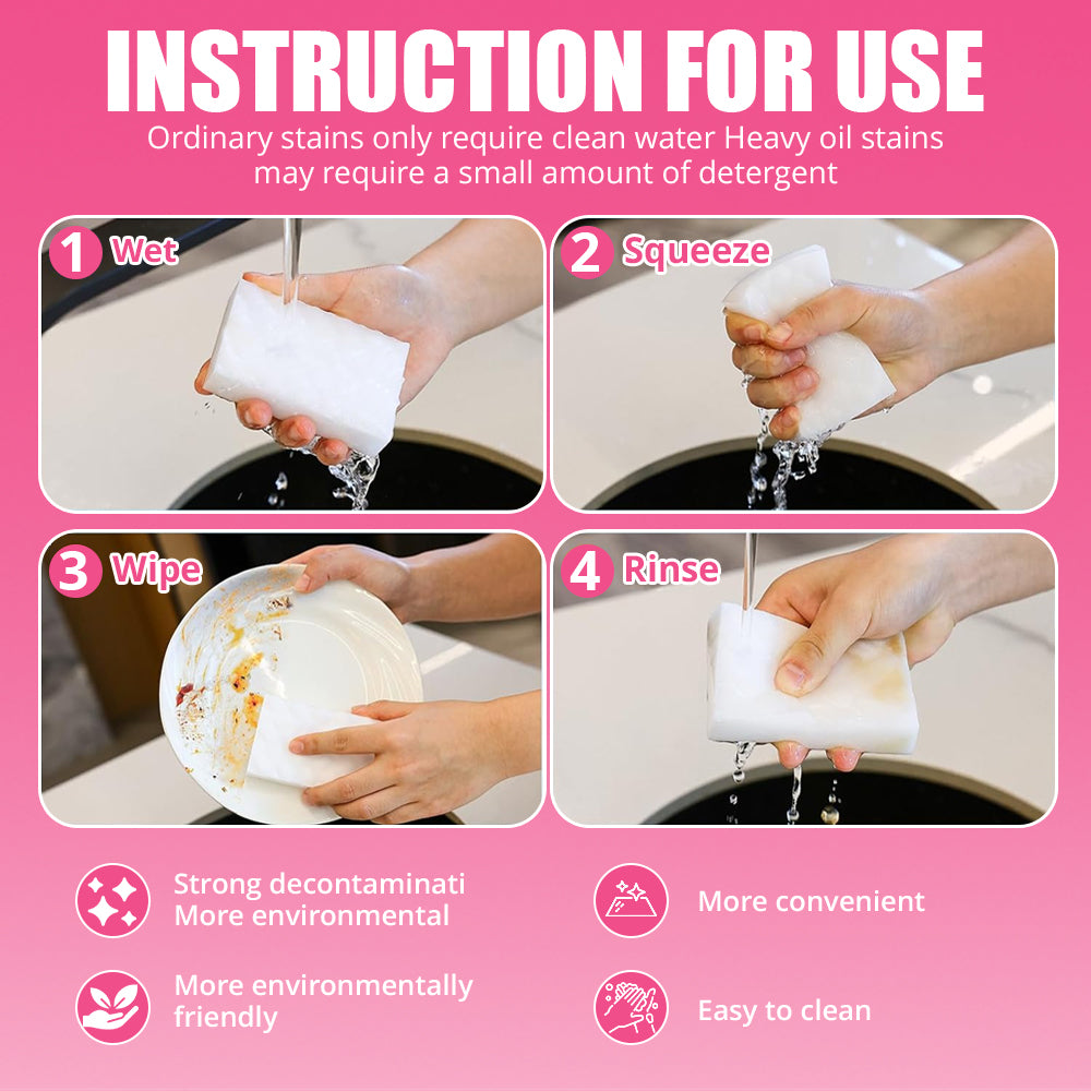 Magic Sponge White - 2 Pcs | WBM Home