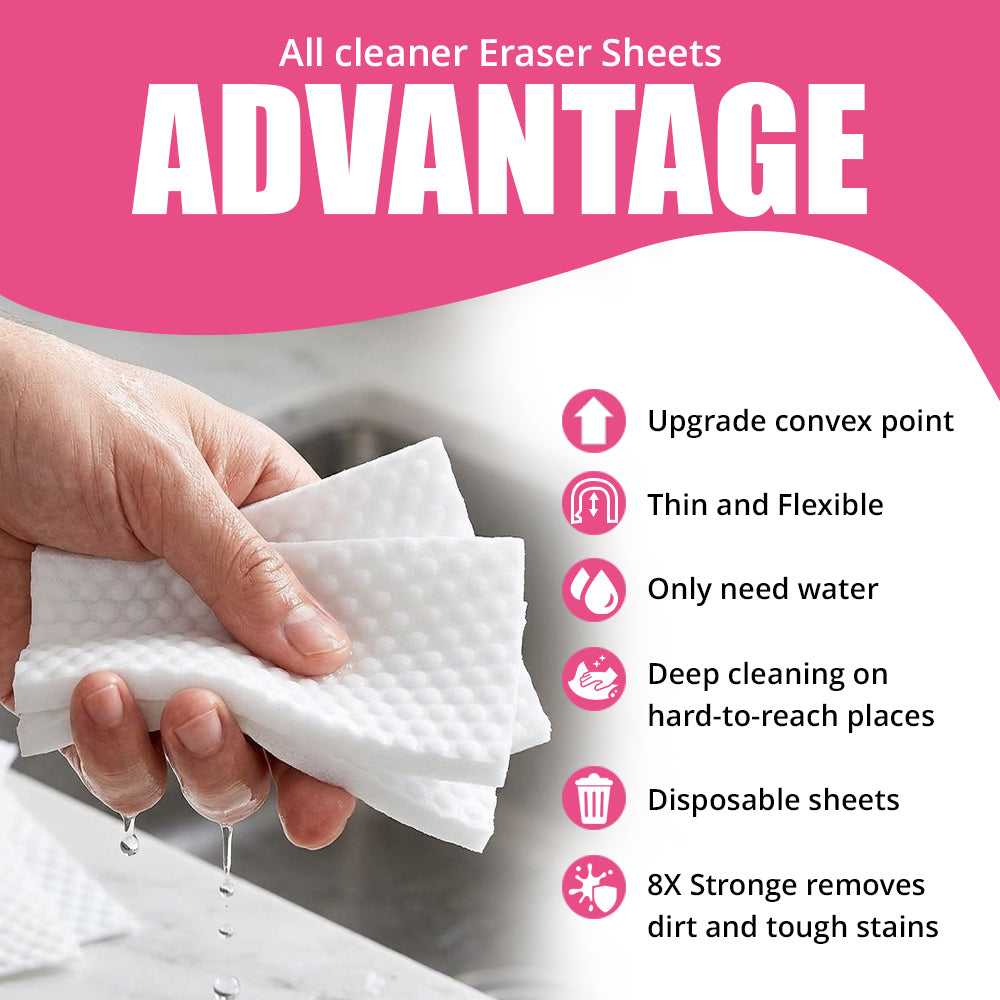 Magic Sponge Eraser Sheets - 3pcs | WBM Home