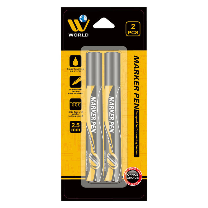 Marker Pen 2.5 mm - 2 Pcs | WBM World