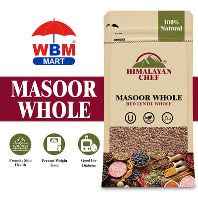 Masoor Whole - 1 lbs (454g) | Himalayan Chef