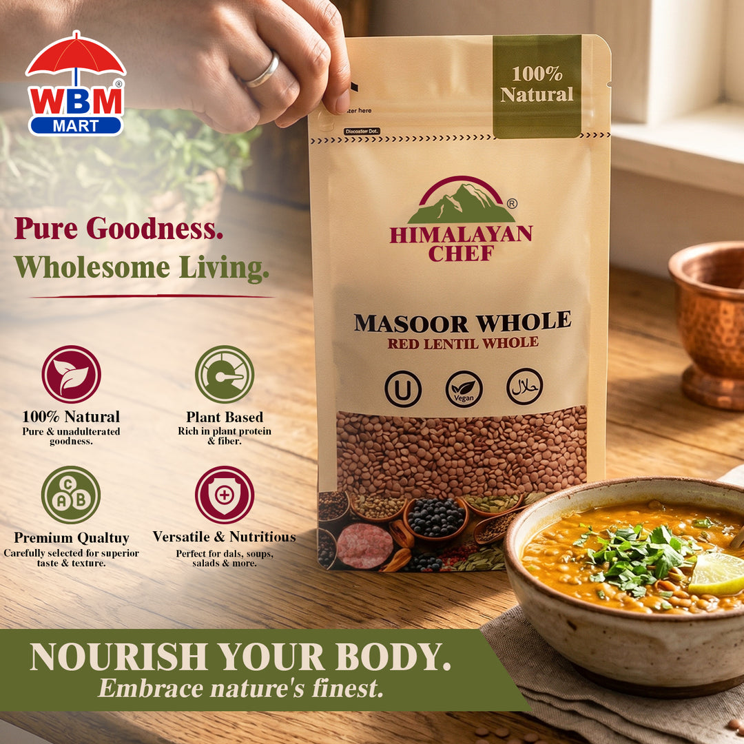 Masoor Whole - 1 lbs (454g) | Himalayan Chef