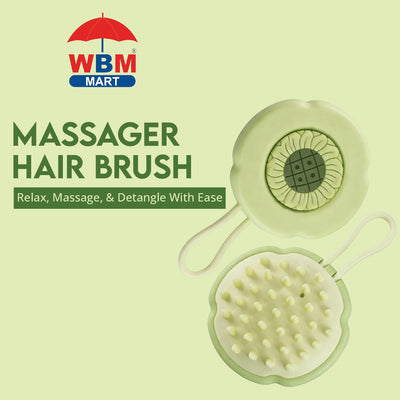 Baby Massage Hair Brush (Any Random Color) | WBM Baby Care