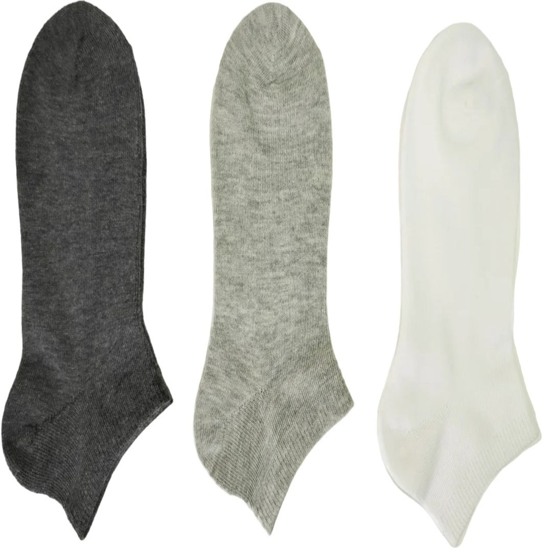 Men’s Cotton Ankle Socks Pack of 3 | WBM MART
