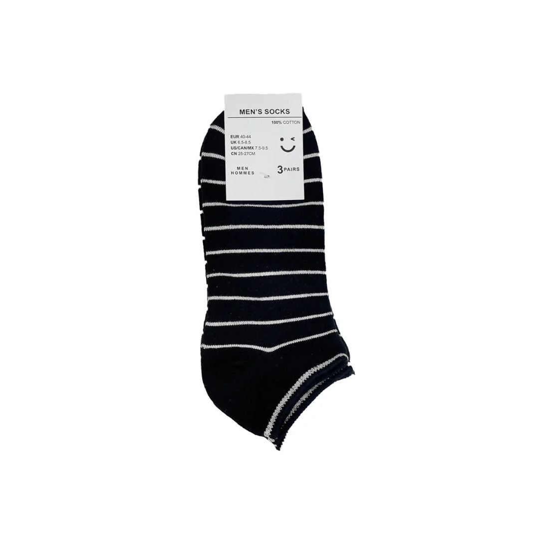 Men’s Striped Socks Fabric with Cushioned Support | WBM MART